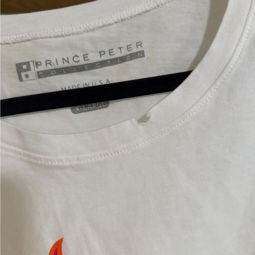 NWT Prince Peter Collection Distressed Crop Evil Eye Tee - Picture 4 of 7